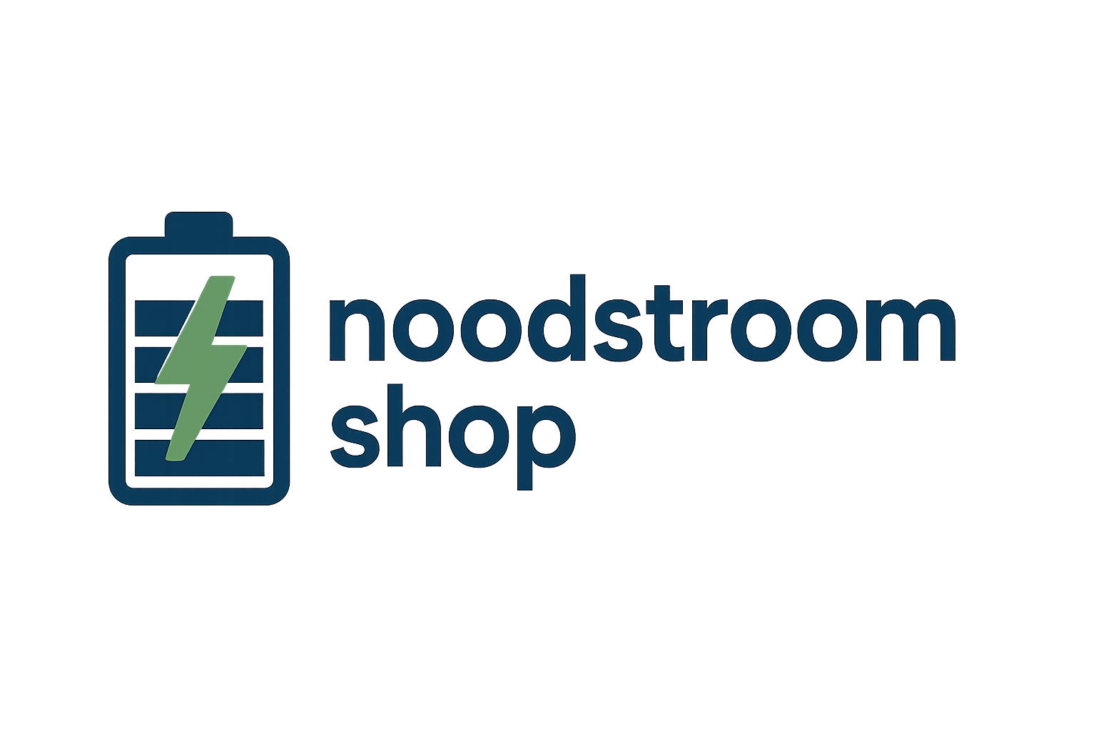 Noodstroom.shop Logo (Initiatief van PV Monteur BV)